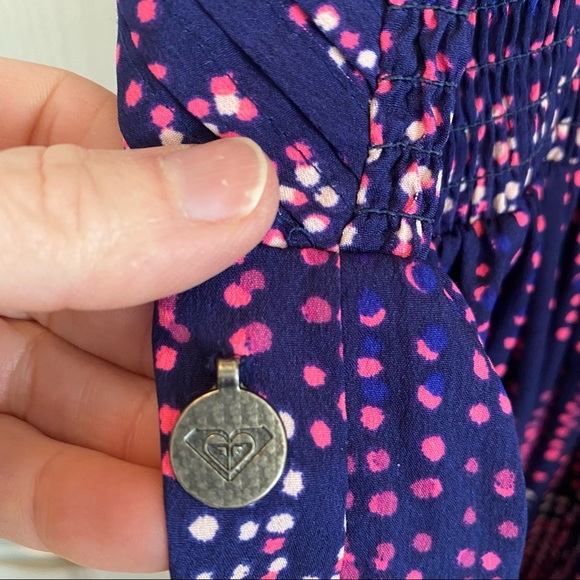 Roxy women’s purple adjustable straps dress size medium - Picture 6 of 8